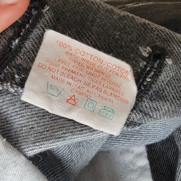 Vintage Black 501 Levi's Jeans - Picture 5 of 8